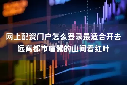 网上配资门户怎么登录最适合开去远离都市喧嚣的山间看红叶